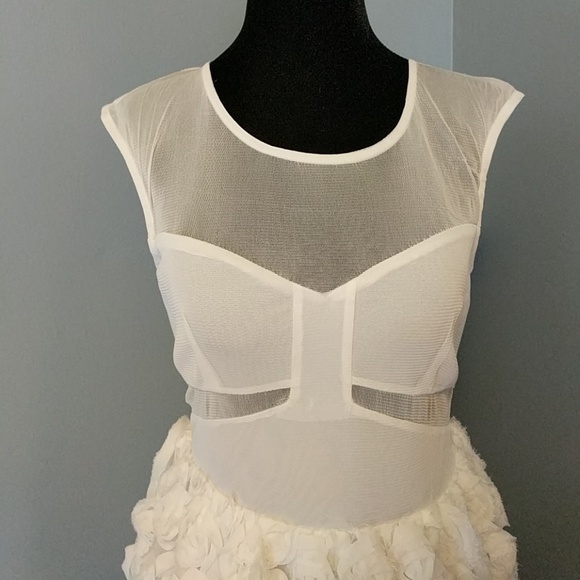 Stunning Ivory Rosette Dress - Picture 3 of 5